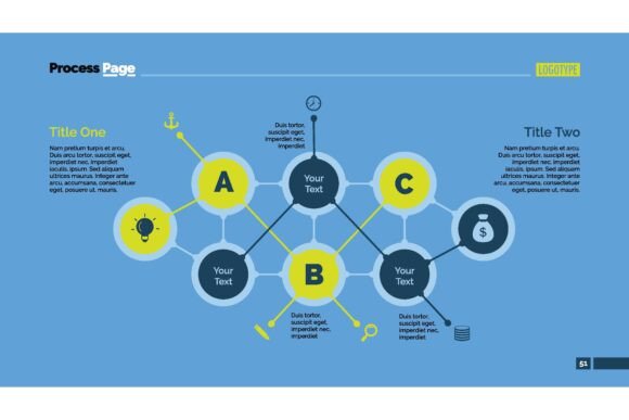 An Evaluation of the Abstract Flowchart Slide Template
