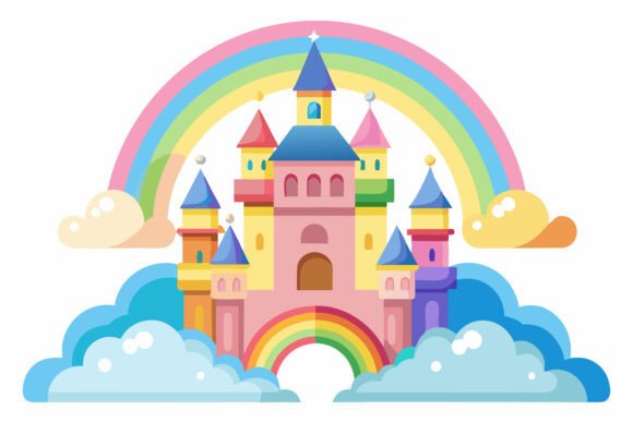 Bringing Magic to Your Projects: Castle with Rainbow on the Cloud