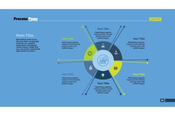 Mapping Momentum: How the Six Sectors Process Chart Slide Template Transforms Scattered Data into Strategic Direction