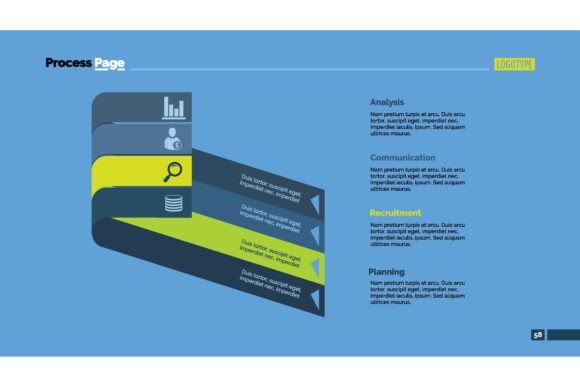 Unlocking Strategic Clarity: The Role of the Four Ribbons Process Chart Slide Template
