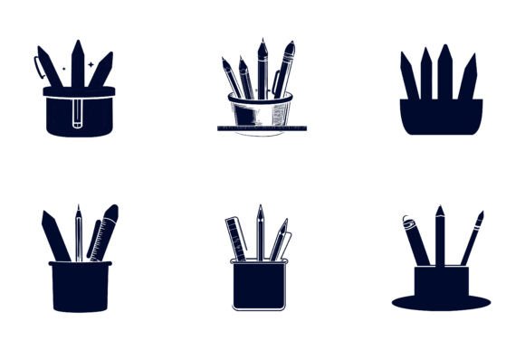 Your Go-To Pencil Case Illustration Set for Creative Projects